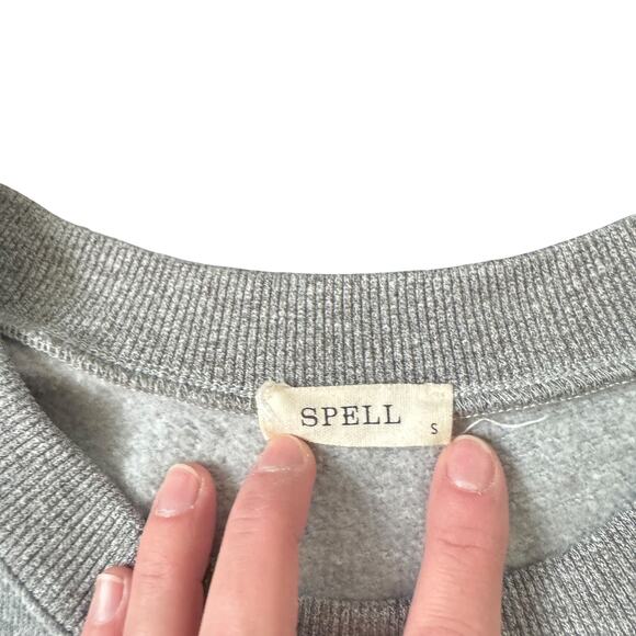 SPELL Tigerstone Stormy River Sweatshirt Grey Marle - Picture 5 of 10